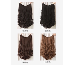 Tóc Giả Kẹp Dải 5 Phím Xoăn Cao Cấp – Tơ Mềm Tự Nhiên, Nối Dày Tóc Nhanh, Kẹp Chắc Ẩn Tóc