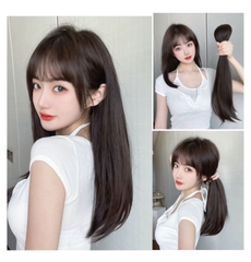 Kẹp U Tóc Giả Cao Cấp Siêu Dày 7 Kẹp – Tơ Mềm Tự Nhiên, Lưới Hoa Co Giãn, Full 6 Màu Hot Trend