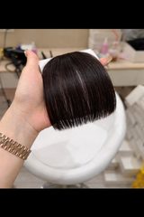 Tóc Giả Tóc Giả Mái Ngố Cao Cấp – Mái Bằng Cute, Tơ Mềm Tự Nhiên, Dễ Tạo Kiểu Như Tóc Thật