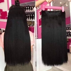 Tóc Giả Kẹp Dải 5 Phím Thẳng Cao Cấp – Tơ Mềm Tự Nhiên, Nối Dày Tóc Nhanh, Kẹp Chắc Ẩn Tóc