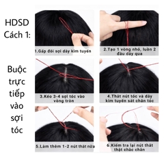 Set 200 Sợi Kim Tuyến Highlight Nối Tóc Lấp Lánh – Buộc Nhanh Không Gãy Rụng, Tái Sử Dụng Nhiều Lần