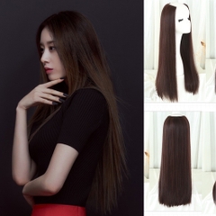 Kẹp U Tóc Giả Cao Cấp Siêu Dày 7 Kẹp – Tơ Mềm Tự Nhiên, Lưới Hoa Co Giãn, Full 6 Màu Hot Trend