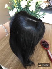Tóc Giả Phủ Hói Phủ Bạc Đỉnh Đầu Có Mái 4D Cao Cấp – Mái Che Đỉnh Tự Nhiên, Tơ Mềm Như Tóc Thật, Kẹp Chắc Không Lộ