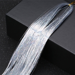 Set 200 Sợi Kim Tuyến Highlight Nối Tóc Lấp Lánh – Buộc Nhanh Không Gãy Rụng, Tái Sử Dụng Nhiều Lần