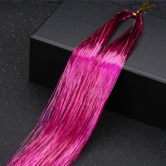 Set 200 Sợi Kim Tuyến Highlight Nối Tóc Lấp Lánh – Buộc Nhanh Không Gãy Rụng, Tái Sử Dụng Nhiều Lần