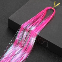Set 200 Sợi Kim Tuyến Highlight Nối Tóc Lấp Lánh – Buộc Nhanh Không Gãy Rụng, Tái Sử Dụng Nhiều Lần