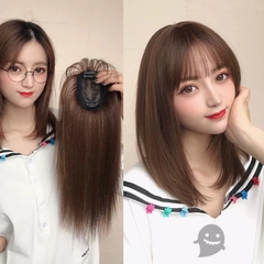 Tóc Giả Phủ Hói Phủ Bạc Đỉnh Đầu Có Mái 4D Cao Cấp – Mái Che Đỉnh Tự Nhiên, Tơ Mềm Như Tóc Thật, Kẹp Chắc Không Lộ
