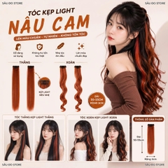 [SỈ TÓC GIẢ] Kẹp Tóc Gảy Light - Tóc Giả Kẹp Màu Highlight Cá Tính, Gắn Nhanh Không Hư Tóc