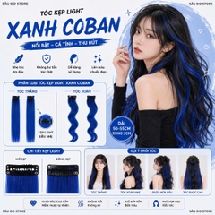 [SỈ TÓC GIẢ] Kẹp Tóc Gảy Light - Tóc Giả Kẹp Màu Highlight Cá Tính, Gắn Nhanh Không Hư Tóc