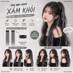 [SỈ TÓC GIẢ] Kẹp Tóc Gảy Light - Tóc Giả Kẹp Màu Highlight Cá Tính, Gắn Nhanh Không Hư Tóc