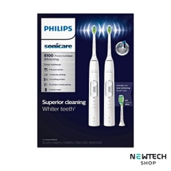 Bàn chải điện Philips Sonicare 6100 Protective Clean Set Đôi Chính Hãng