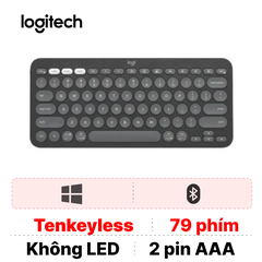 Bàn phím Bluetooth Logitech Pebble K380S