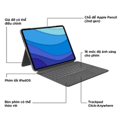 Combo Touch bao da và bàn phím Logitech