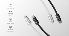 Dây cáp sạc MAZER C2C 240W/1M InfiniteLINK FLEX2