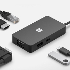 Microsoft USB Type C Travel HUB 5 in 1 Chính Hãng