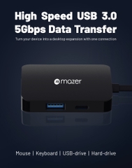 Mazer - Cổng chuyển đổi HUB 4-in-1 USB-C