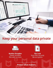 McAfee Total Protection 2024 | 1 Device | 1 Year Subscription
