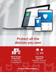 McAfee Total Protection 2024 | 1 Device | 1 Year Subscription