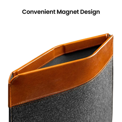 Túi Chống Sốc Tomtoc Felt và Pu Leather - Gray