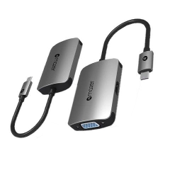 Mazer - Cổng chuyển đổi USB-C to 4K HDMI+VGA Dual Display Adapter