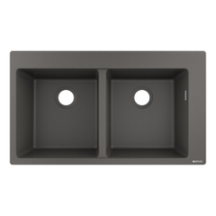 Chậu rửa chén Hansgrohe 43316290 2 hố đá S51