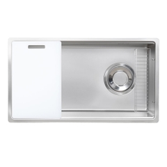 Chậu rửa chén Posco 304 Super Linen dập nổi Kluger KY8045SL Plus