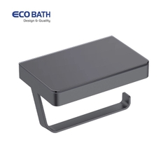 Lô giấy vệ sinh EcoBath EC3070MB màu đen mờ