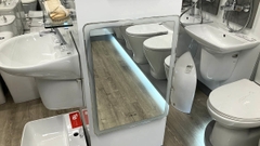 Gương led chữ nhật 50x70cm GLS M35R36 ánh sáng ngoài hoa văn