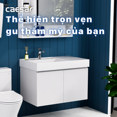 Tủ lavabo liền bàn Caesar LF5382+EH05382AV/ EH05382DWV