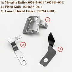 Bộ dao Brother S02646-001 ; S02643, S02637-001 STRONG H