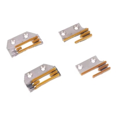 Răng cưa 3 cầu, 4 cầu phủ nhựa máy 1 kim