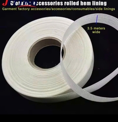 Dây viền lưới, tấm cạp hỗ trợ cuốn lai, may viền bản 3cmx44m Korea