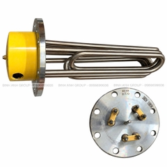 Sợi đốt nồi hơi 18Kw, 380V tâm lỗ 12cm mặt bích 140mm