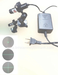 Đèn laser lấy dấu vải, đồ gỗ, CNC ... đèn dấu + -