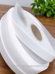 Dây may lai, gấp viền, tấm cạp có tưa bản 3,5cm x 20 m