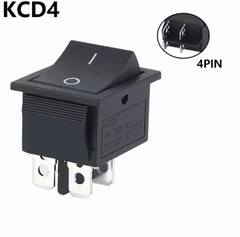 Công tắc KCD4 màu đen 16A/20A