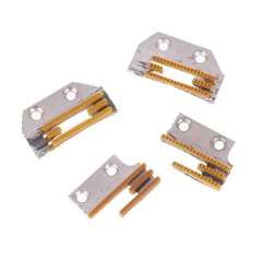 Răng cưa 3 cầu, 4 cầu phủ nhựa máy 1 kim