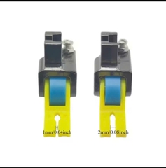 Chân vịt nhựa bánh xe chống nhăn 1 kim T351 5ly