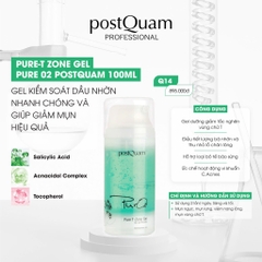Postquam Gel Pure Tzone Kiềm Dầu Trị Mụn 100Ml Q14 (Cty)