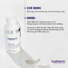 Ivatherm Ivawhite Intensive Whitening Serum Tinh Chất Trị Nám, Làm Sáng Da 30Ml (Cty)