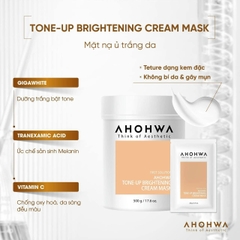 Ahohwa Tone-Up Brightening Cream Mask 20G Dạng Gói