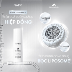 Babe Serum Depigment + Intensive Serum Làm Sáng Da, Mờ Thâm Nám  30Ml (Cty)