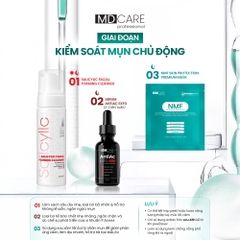 Md Care Srm Salicylic Foaming Kiểm Soát Da Dầu Mụn 150Ml-Trắng Đỏ (Cty)