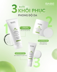 Babe Srm Stop Akn Purifying Cleansing Gel Da Dầu Mụn 200Ml (Cty)