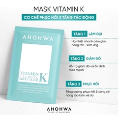 Ahohwa Mặt Nạ Vitamin K Mask 23ml (Cty)