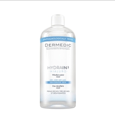 Nước Tẩy Trang Dermedic Hydrain3 Micellar Water H2O 500Ml (CTY) - Xanh