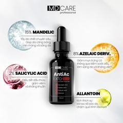 Md Care Tẩy Da Chết Antiac Exfo Giảm Mụn 30Ml-Đỏ (Cty)