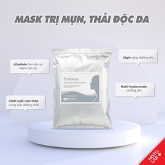 Histolab Mặt Nạ Bột Dẻo Silver Plus Modeling Mash Trị Mụn Thải Độc 1Kg - Xám (Cty)