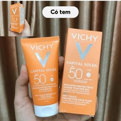 VICHY Capital Soleil SPF 50 KCN không gây nhờn rít 50ml (CTY)