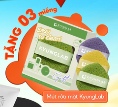 KYUNGLAB Bông rửa mặt hộp 3 miếng